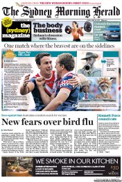 Sydney Morning Herald (Australia) Newspaper Front Page for 26 April 2013