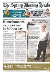 Sydney Morning Herald (Australia) Newspaper Front Page for 2 October 2013