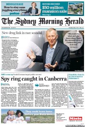 Sydney Morning Herald (Australia) Newspaper Front Page for 2 May 2013