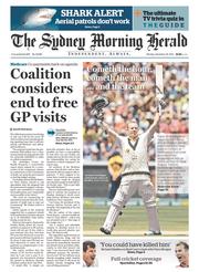Sydney Morning Herald (Australia) Newspaper Front Page for 30 December 2013
