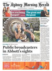 Sydney Morning Herald (Australia) Newspaper Front Page for 31 January 2014