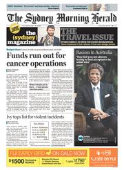 Sydney Morning Herald (Australia) Newspaper Front Page for 31 May 2013