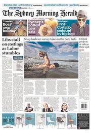 Sydney Morning Herald (Australia) Newspaper Front Page for 31 August 2013