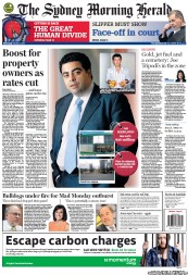 Sydney Morning Herald (Australia) Newspaper Front Page for 3 October 2012