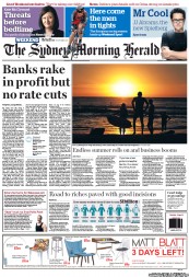 Sydney Morning Herald (Australia) Newspaper Front Page for 4 May 2013