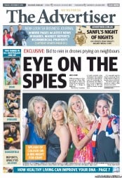 The Advertiser (Australia) Newspaper Front Page for 17 September 2013