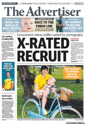The Advertiser (Australia) Newspaper Front Page for 18 November 2013