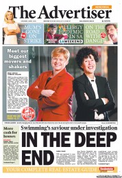 The Advertiser (Australia) Newspaper Front Page for 1 June 2013