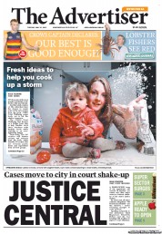 The Advertiser (Australia) Newspaper Front Page for 21 May 2013