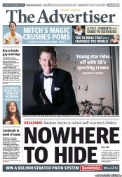 The Advertiser (Australia) Newspaper Front Page for 23 November 2013