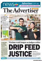 The Advertiser (Australia) Newspaper Front Page for 26 June 2013
