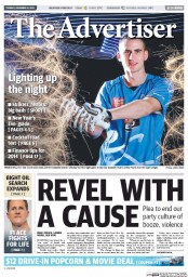 The Advertiser (Australia) Newspaper Front Page for 31 December 2013