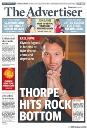 The Advertiser (Australia) Newspaper Front Page for 31 January 2014
