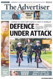 The Advertiser (Australia) Newspaper Front Page for 31 July 2013