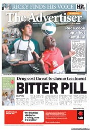 The Advertiser (Australia) Newspaper Front Page for 4 April 2013