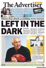 The Advertiser (Australia) Newspaper Front Page for 5 June 2013