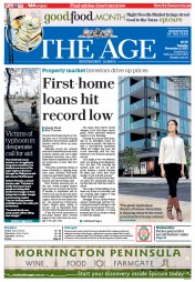 The Age (Australia) Newspaper Front Page for 12 November 2013