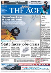 The Age (Australia) Newspaper Front Page for 12 February 2014