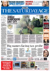 The Age (Australia) Newspaper Front Page for 14 June 2013
