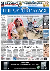 The Age (Australia) Newspaper Front Page for 16 November 2013