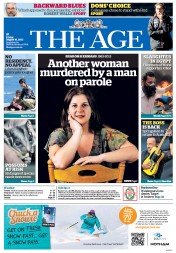 The Age (Australia) Newspaper Front Page for 16 August 2013