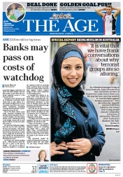 The Age (Australia) Newspaper Front Page for 21 April 2016