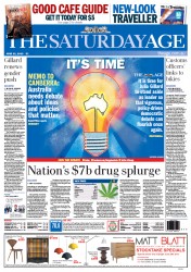 The Age (Australia) Newspaper Front Page for 22 June 2013