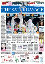 The Age (Australia) Newspaper Front Page for 23 November 2013