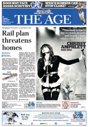 The Age (Australia) Newspaper Front Page for 23 April 2013