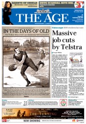 The Age (Australia) Newspaper Front Page for 26 September 2013