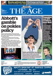 The Age (Australia) Newspaper Front Page for 27 August 2013