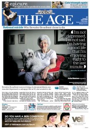 The Age (Australia) Newspaper Front Page for 2 April 2013