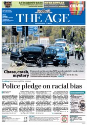 The Age (Australia) Newspaper Front Page for 31 December 2013