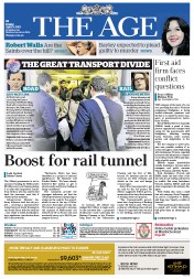 The Age (Australia) Newspaper Front Page for 5 April 2013