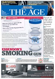 The Age (Australia) Newspaper Front Page for 5 July 2013