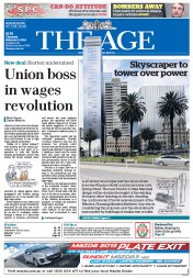 The Age (Australia) Newspaper Front Page for 6 February 2014