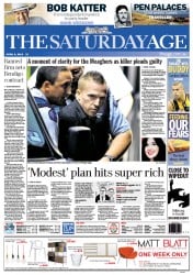 The Age (Australia) Newspaper Front Page for 6 April 2013