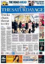 The Age (Australia) Newspaper Front Page for 6 July 2013