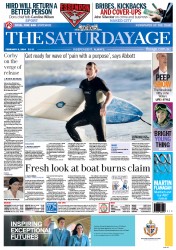 The Age (Australia) Newspaper Front Page for 8 February 2014