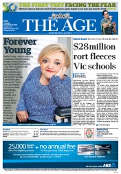The Age (Australia) Newspaper Front Page for 9 December 2014