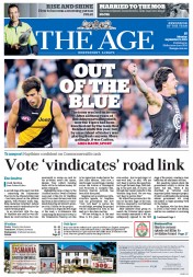 The Age (Australia) Newspaper Front Page for 9 September 2013