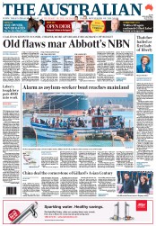 The Australian (Australia) Newspaper Front Page for 10 April 2013