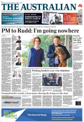 The Australian (Australia) Newspaper Front Page for 10 June 2013