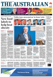 The Australian (Australia) Newspaper Front Page for 12 June 2013