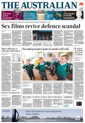 The Australian (Australia) Newspaper Front Page for 13 June 2013