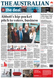 The Australian (Australia) Newspaper Front Page for 17 May 2013