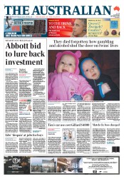 The Australian (Australia) Newspaper Front Page for 17 September 2013