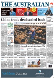 The Australian (Australia) Newspaper Front Page for 19 April 2013
