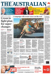 The Australian (Australia) Newspaper Front Page for 1 April 2013