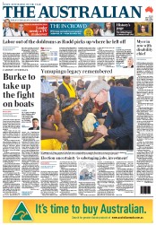 The Australian (Australia) Newspaper Front Page for 1 July 2013